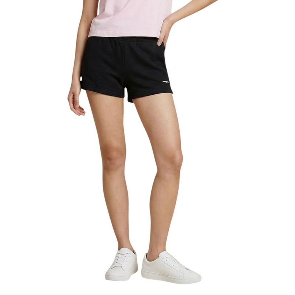Tommy Hilfiger Jeans Black Recycled Cotton Short And Mini Women's Shorts